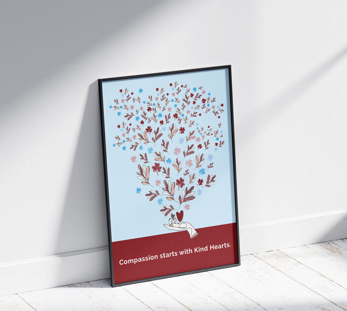 College Poster with Artwork