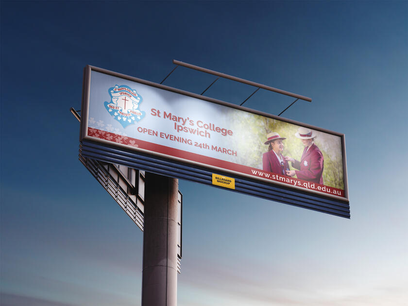 College Open Evening Billboard Advert