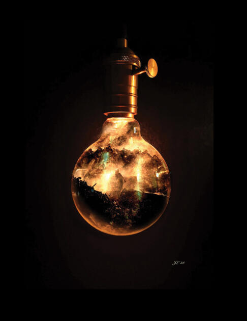World in a bulb
