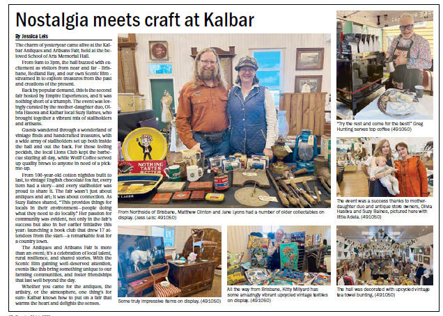 Antiques and Artisans fair article