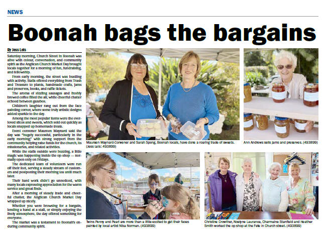 Anglican church fete article