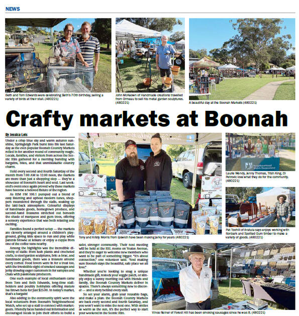 Boonah Markets article